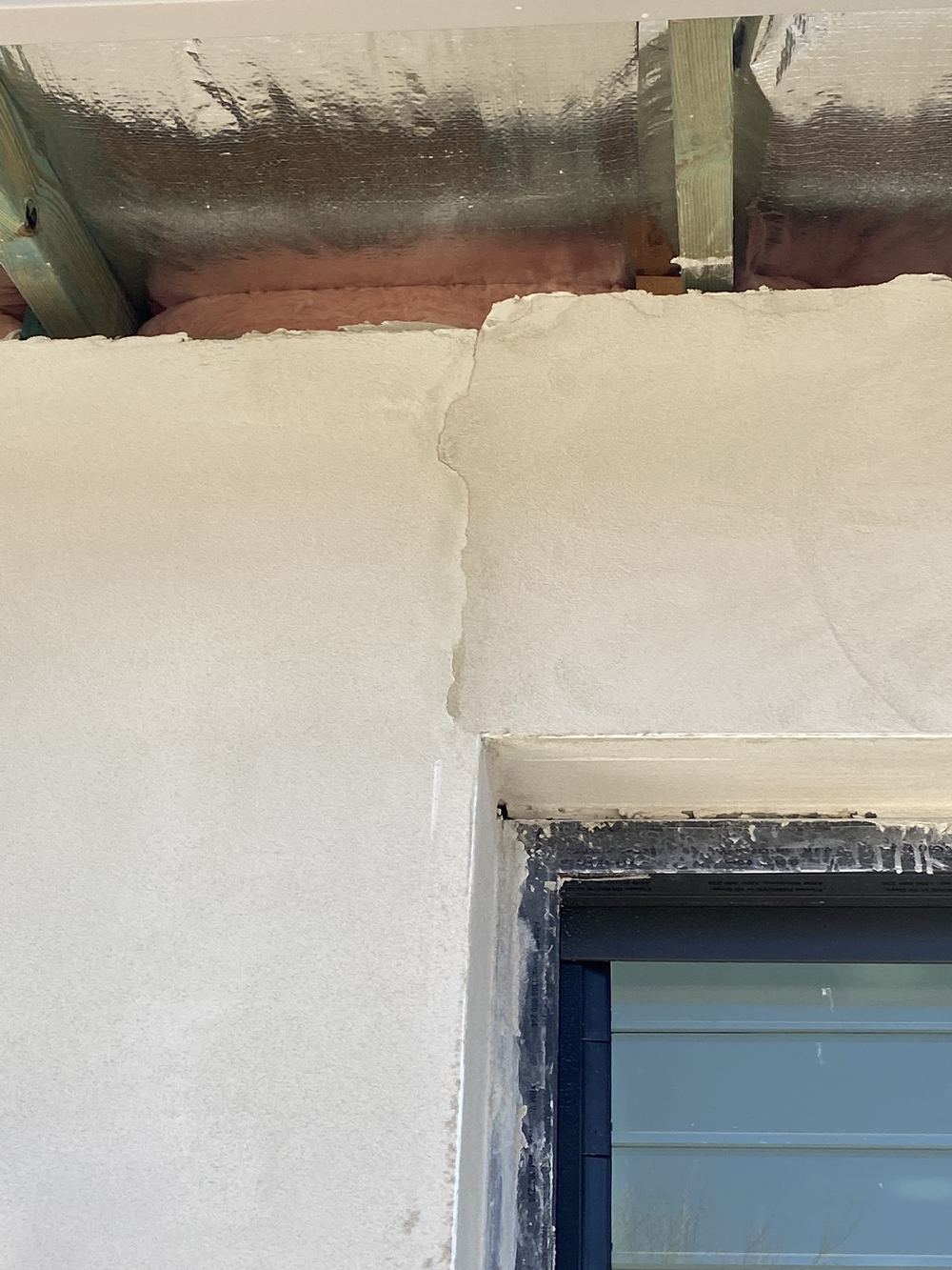 Expansion joints shown on the plans missing from the rendered wall, found during a fixing stage inspection in Kellyville